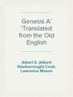 Genesis A
Translated from the Old English