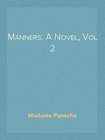 Manners: A Novel, Vol 2
