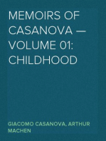 Memoirs of Casanova — Volume 01