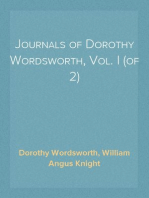 Journals of Dorothy Wordsworth, Vol. I (of 2)