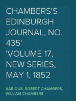 Chambers's Edinburgh Journal, No. 435
Volume 17, New Series, May 1, 1852