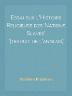 Essai sur l'Histoire Religieuse des Nations Slaves
(traduit de l'anglais)