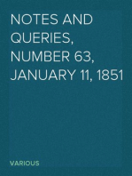 Notes and Queries, Number 63, January 11, 1851