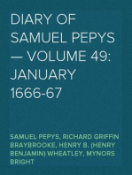 Diary of Samuel Pepys — Volume 49