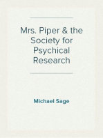 Mrs. Piper & the Society for Psychical Research