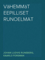 Vähemmät eepilliset runoelmat