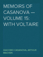 Memoirs of Casanova — Volume 15: with Voltaire
