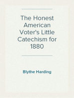 The Honest American Voter's Little Catechism for 1880