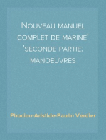 Nouveau manuel complet de marine
seconde partie: manoeuvres