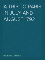 A Trip to Paris in July and August 1792