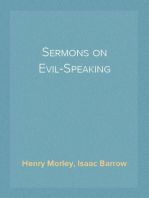 Sermons on Evil-Speaking