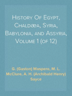 History Of Egypt, Chaldæa, Syria, Babylonia, and Assyria, Volume 1 (of 12)