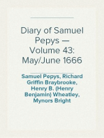 Diary of Samuel Pepys — Volume 43