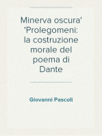 Minerva oscura
Prolegomeni