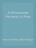 A Distinguished Provincial at Paris