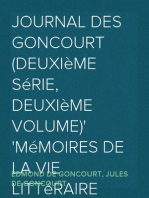 Journal des Goncourt (Deuxième série, deuxième volume)
Mémoires de la vie littéraire