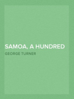 Samoa, A Hundred Years Ago And Long Before