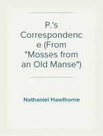 P.'s Correspondence (From "Mosses from an Old Manse")