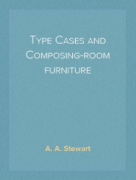 Type Cases and Composing-room furniture