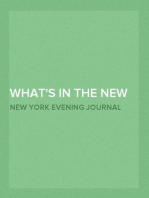 What's in the New York Evening Journal
America's Greatest Evening Newspaper