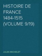 Histoire de France 1484-1515 (Volume 9/19)