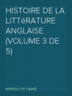 Histoire de la Littérature Anglaise (Volume 3 de 5)