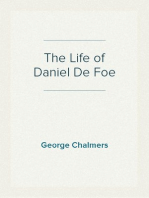 The Life of Daniel De Foe