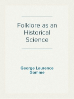 Folklore as an Historical Science