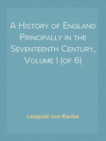 A History of England Principally in the Seventeenth Century, Volume I (of 6)