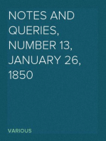 Notes and Queries, Number 13, January 26, 1850
