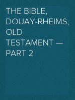 The Bible, Douay-Rheims, Old Testament — Part 2