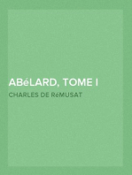 Abélard, Tome I