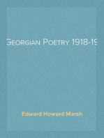 Georgian Poetry 1918-19