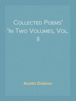 Collected Poems
In Two Volumes, Vol. II