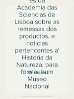 Breves instrucções aos correspondentes da Academia das Sciencias de Lisboa sobre as remessas dos productos, e noticias pertencentes a' Historia da Natureza, para formar hum Museo Nacional