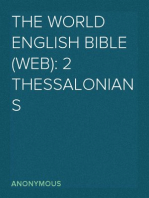 The World English Bible (WEB): 2 Thessalonians