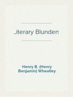 Literary Blunders