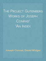 The Project Gutenberg Works of Joseph Conrad
An Index