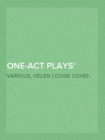 One-Act Plays
By Modern Authors