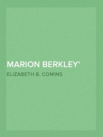 Marion Berkley
A Story for Girls