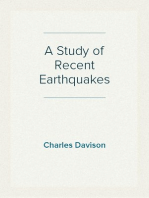 A Study of Recent Earthquakes