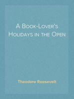 A Book-Lover's Holidays in the Open