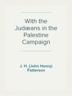 With the Judæans in the Palestine Campaign