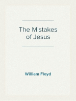 The Mistakes of Jesus