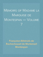 Memoirs of Madame la Marquise de Montespan — Volume 7