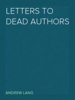 Letters to Dead Authors