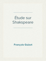 Étude sur Shakspeare