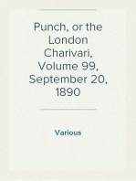 Punch, or the London Charivari, Volume 99, September 20, 1890