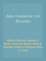 Area Handbook for Bulgaria