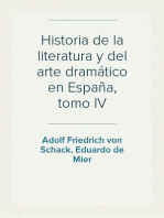 Historia de la literatura y del arte dramático en España, tomo IV